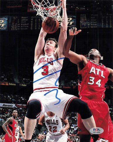 Omer Asik signed 8x10 photo PSA/DNA Chicago Bulls Autographed