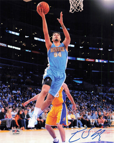 Evan Fournier signed 8x10 photo PSA/DNA Denver Nuggets Autographed