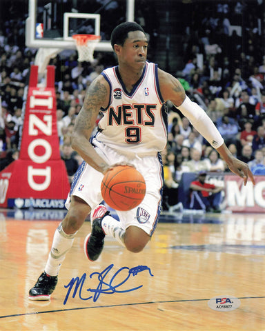 MARSHON BROOKS signed 8x10 photo PSA/DNA Brooklyn Nets Autographed