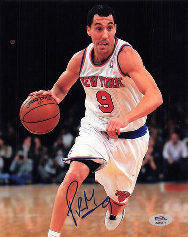 PABLO PRIGIONI signed 8x10  photo PSA/DNA  New York Knicks Autographed