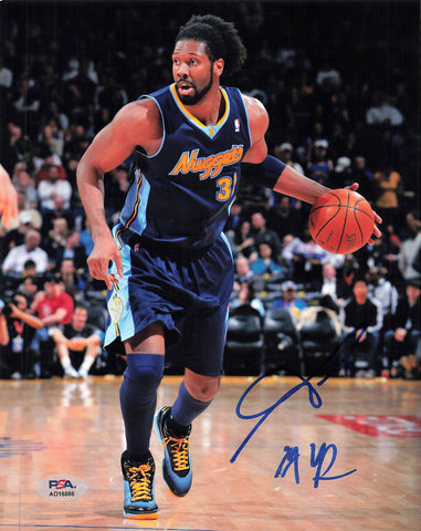 Nene Hilario signed 8x10 photo PSA/DNA Denver Nuggets Autographed