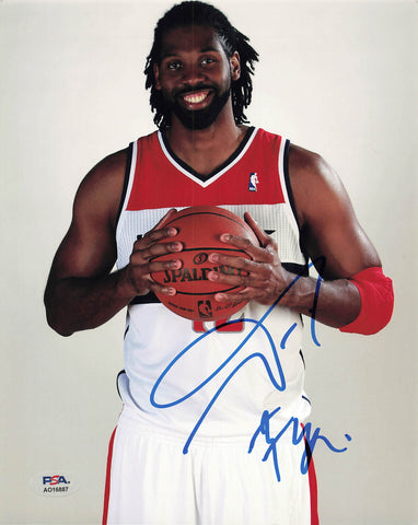 Nene Hilario signed 8x10  photo PSA/DNA Washington Wizards Autographed