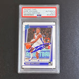 2022-23 Panini Chronicles Draft Picks #16 Mark Williams Signed Card AUTO PSA Slabbed Duke Hornets