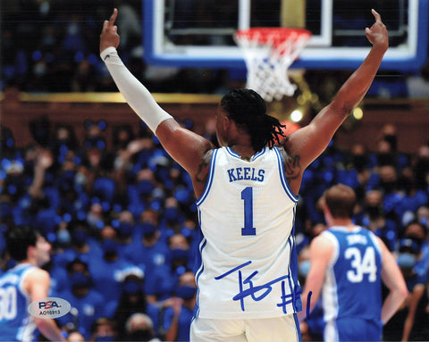 Trevor Keels signed 8x10 Photo PSA/DNA Duke Blue Devils Autographed