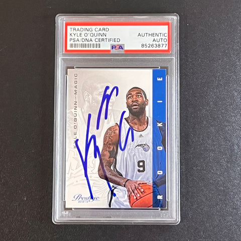 2013 Panini #247 Kyle O'Quinn Signed Card AUTO PSA/DNA Slabbed Magic