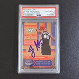 2010-11 Panini Rookie of the Year Contenders #13 James Anderson Signed Card AUTO PSA Slabbed Spurs