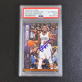 2012-13 Panini Threads #124 Marcus Thornton Signed Card AUTO PSA Slabbed Kings