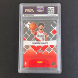 2022-23 Panini Hoops #7 Shaedon Sharpe Signed Card AUTO PSA Slabbed RC Trail Blazers