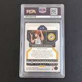 2021-22 Panini Prizm #183 Domantas Sabonis Signed Card AUTO PSA Slabbed Pacers