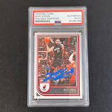 2022-23 Panini-Hoops #102 MAX STRUS Signed card PSA/DNA Autographed Miami Heat