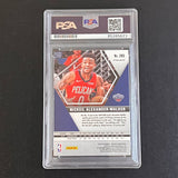 2019-20 Panini Mosaic #205 Nickeil Alexander-Walker Signed Card AUTO PSA Slabbed Pelicans