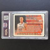 1996-97 Topps #194 Eric Montross Signed card PSA AUTO Slabbed Mavericks