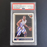 2016-17 Panini Complete #255 Langston Galloway Signed Card AUTO PSA Slabbed Pelicans