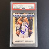 2012-13 Panini NBA Hoops #139 Nikola Pekovic Signed Card AUTO PSA Slabbed Timberwolves