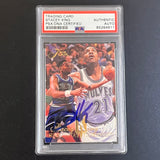 1994-95 Fleer Flair #261 Stacey King Signed Card AUTO PSA Slabbed Timberwolves