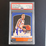 2012-13 Panini #295 Pablo Prigioni Signed Card AUTO PSA Slabbed Knicks