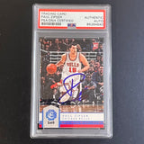 2016-17 Panini #27 Paul Zipser Signed Card RC PSA/DNA Slabbed Bulls