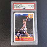 2013-14 Panini NBA Hoops #43 Jeremy Lamb Signed Card AUTO PSA Slabbed Thunder