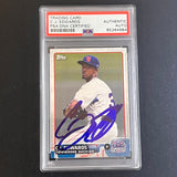 2015-16 Topps Pro Debut #126 CJ Edwards Signed Card PSA/DNA Slabbed AUTO Smokies