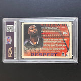 1996-97 Topps #73 Shawn Respert Signed Card AUTO PSA/DNA Slabbed Bucks