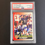 1991-92 Score Football #207 Jim Morrissey signed card PSA/DNA Slabbed Signed AUTO Bears