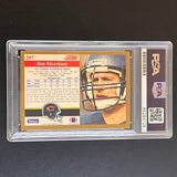 1991-92 Score Football #207 Jim Morrissey signed card PSA/DNA Slabbed Signed AUTO Bears