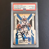 2010-11 Panini Epix #13 Deangelo Williams Signed Card AUTO PSA Slabbed Panthers