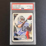 2010-11 Topps #271 Jacoby Ford Signed card PSA/DNA AUTO Raiders RC