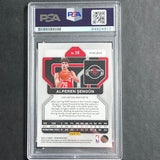 2021-22 Panini Prizm Green #318 Alperen Sengun Auto Grade 10 PSA Slabbed RC Rockets