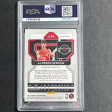 2021-22 Panini Prizm Ice #318 Alperen Sengun Auto 10 Card 9 PSA Slabbed RC Rockets