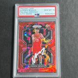 2021-22 Panini Prizm Red Ice #318 Alperen Sengun Auto Grade 10 PSA Slabbed RC Rockets