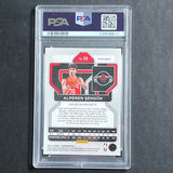 2021-22 Panini Prizm Green #318 Alperen Sengun Auto 10  Card 9 PSA Slabbed RC Rockets