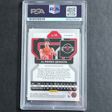 2021-22 Panini Prizm NBA 75th #318 Alperen Sengun Auto Grade 10 PSA Slabbed RC Rockets