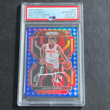 2021-22 Panini Prizm NBA 75th #306 Jalen Green Auto Grade 10 PSA Slabbed RC Rockets