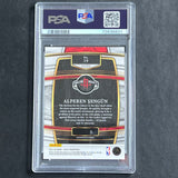 2021-22 Panini Select Blue Shimmer #19 Alperen Sengun Auto 10 Card 9 PSA Slabbed RC