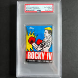 1985 Topps Rocky IV Signed Pack Dolph Lundgren PSA Ivan Drago