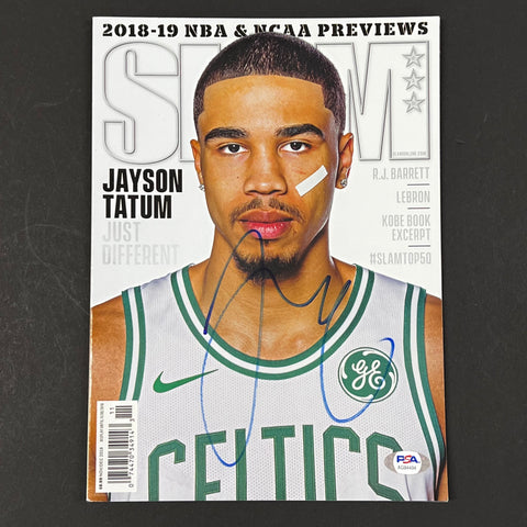 Jayson Tatum Signed Magazine PSA/DNA Boston Celtics Autographed