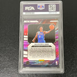 2022-2023 Panini Prizm Instant Impact #11 Jalen Williams Signed Card PSA AUTO Slabbed Thunder RC