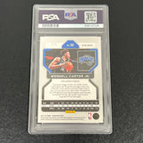 2021-22 Panini Prizm Neon Green Fast Break #160 Wendell Carter Jr Signed Card PSA/DNA AUTO Magic