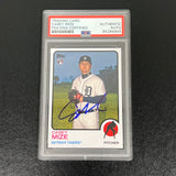 2021 Topps #135 Casey Mize Signed Card PSA Slabbed AUTO Tigers RC