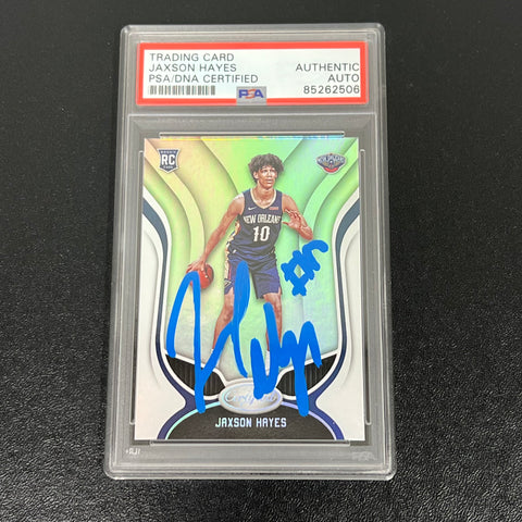 2019-20 Panini Certified #157 Jaxson Hayes Signed Card AUTO PSA Slabbed RC Pelicans