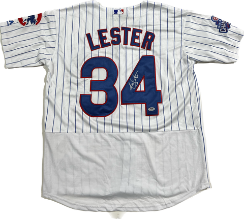 Jon Lester signed jersey PSA/DNA Chicago Cubs Autographed