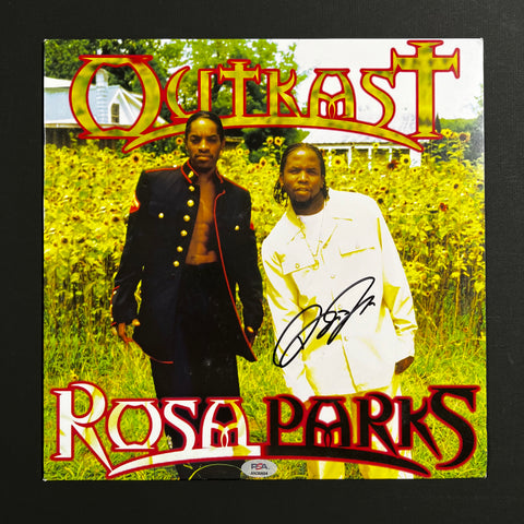 Big Boi signed Rosa Parks Vinyl Insert PSA/DNA Autographed Rapper Outkast