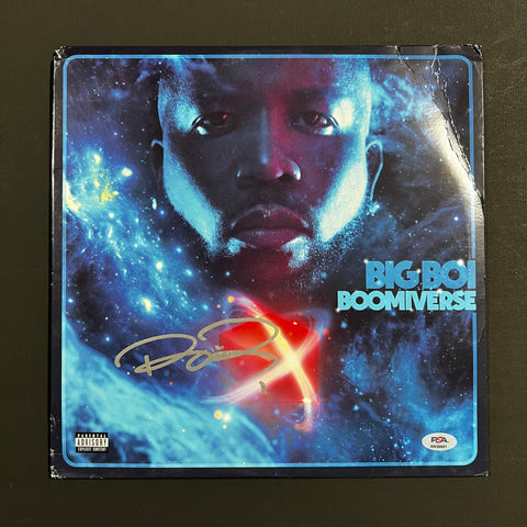 Big Boi signed Boomiverse Vinyl Insert PSA/DNA Autographed Rapper Outkast