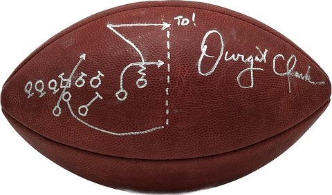 Dwight Clark signed football PSA/DNA San Francisco 49ers Autographed The Catch