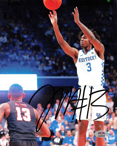 TYRESE MAXEY signed 8x10 photo PSA/DNA Kentucky Wildcats Autographed