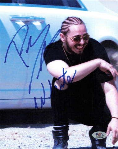 Post Malone signed 8x10 Photo PSA/DNA Autographed Rapper
