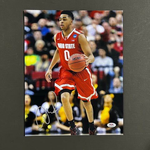 D'Angelo Russell signed 11x14 Photo PSA Ohio State Autographed