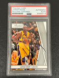 2010-11 Panini Prestige #50 Lamar Odom Signed Card AUTO PSA Slabbed Los Angeles Lakers