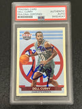 2012-13 Panini Past and Present #108 Dell Curry Signed Card AUTO PSA/DNA Slabbed Hornets